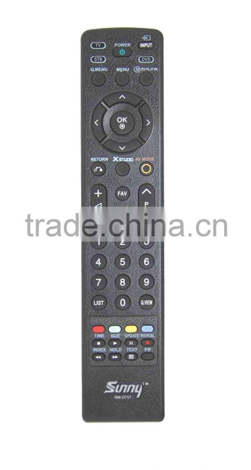 WIRELESS LED/LCD/HDTV TV REMOTE CONTROLLERS WITH BACKLIT RM-D757