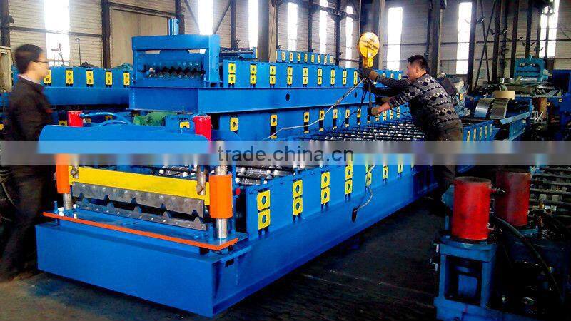 Industrial IBR roof metal roll forming machine | roof panel making machine