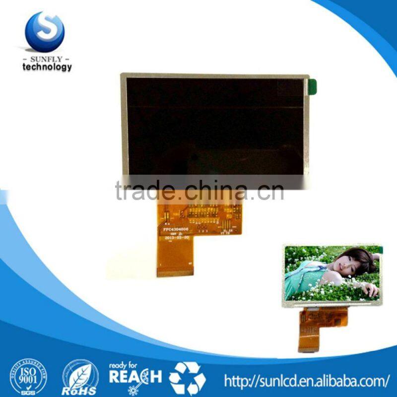 tft lcd 480x272 flexible FPC 4.3'' tft lcd display