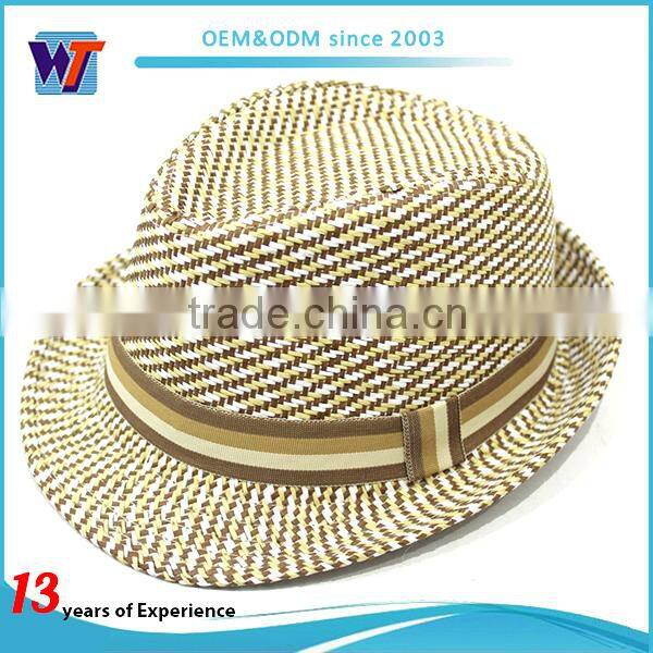 High quality summer beach straw bonnet hat
