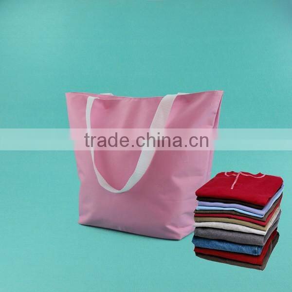 high quality strong 600d shopping bag with Pu coated
