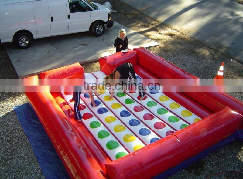 13ftx13ft PVC material Inflatable twister game