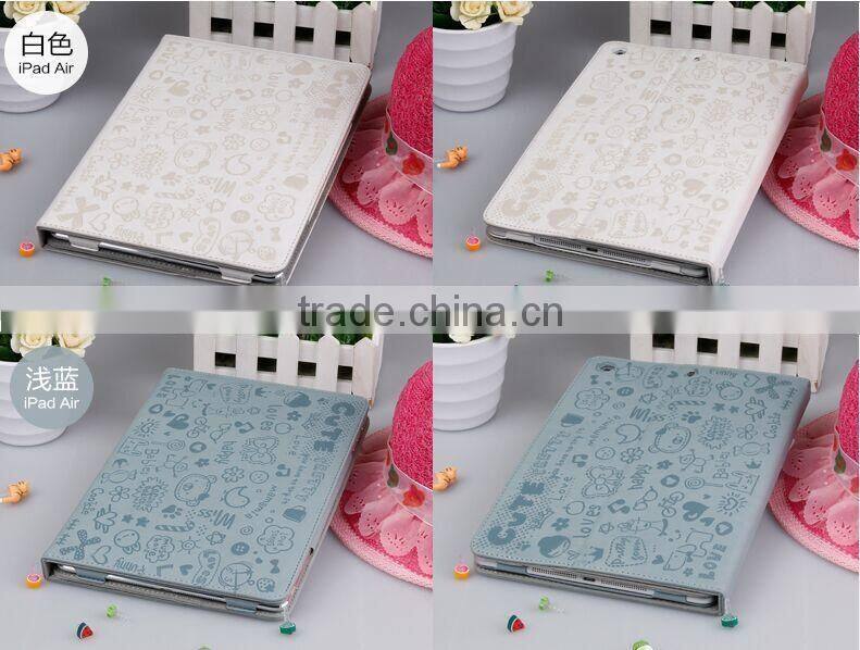 Modern Stylish water cases smart cover case for ipad air 2
