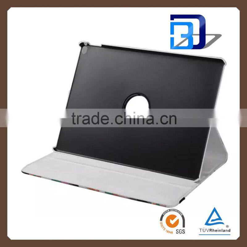 Manufacturer Wholesale Circle Pattern 360 Degree Rolating PU Leather Tablet case For iPad pro bluetooth keyboard case