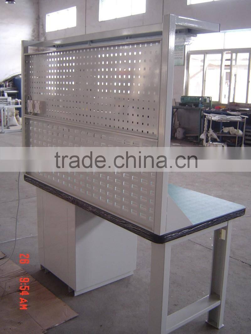 workshop table with drawers/workshop tools work benches with tool panel