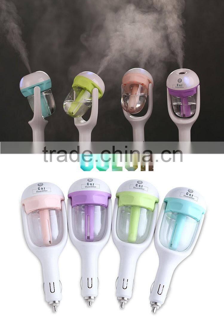ultrasonic portable air cool mist usb mini aroma humidifier for car