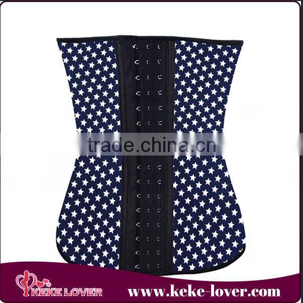 wholesale high quailty stell bones plus size corset sexy women underbust latex corset
