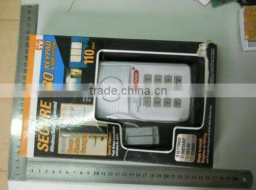 Wireless Door Magnetic Keypad Alarm