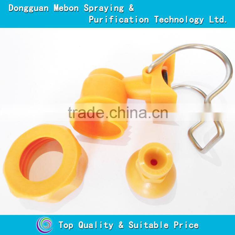 pp corner type clamp nozzle,adjustable ball clip nozzle
