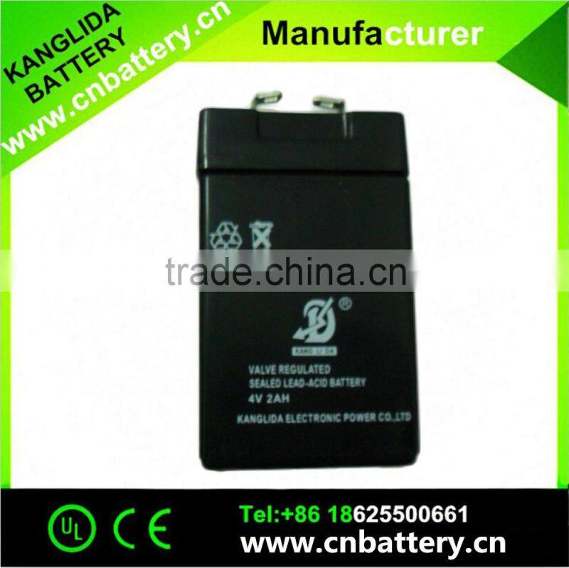 high power 4v2ah rechargeable lead acid battery for electronic scale
