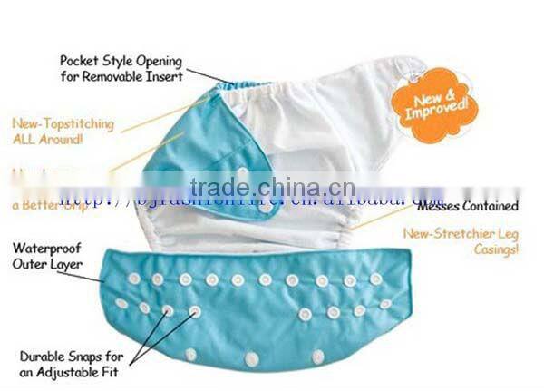Eco-friendly naughty baby cloth diaper cartoon print cute cloth nappy