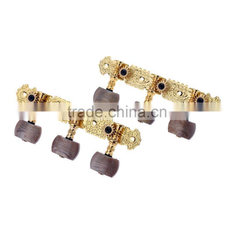 1 Pair Gold-Plated 3 Machine Head Classical Guitar String Tuning Keys Pegs