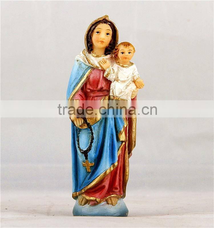 Resin Virgin Mary and Baby Jesus Statue Religious Statues