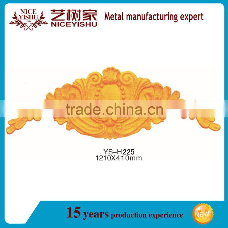 2016 latest ornamental of wrought iron/aluminum/steel flowers and leaves