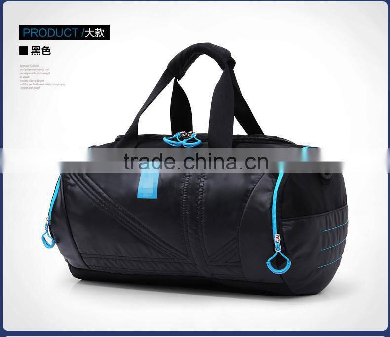 leather travel bag, pattern sports bag with shoes compartment