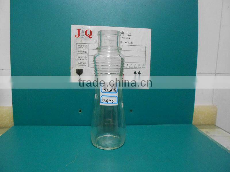 100ml clear glass soy sauce bottle