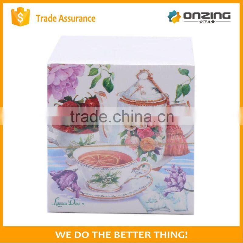 Good quality 12x12x12 paper block memo note cube