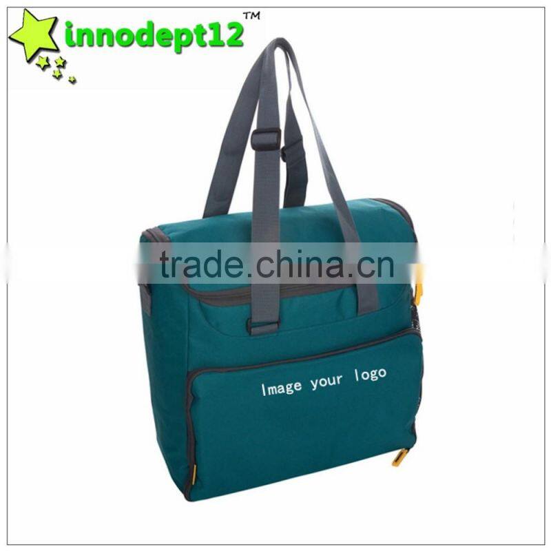 Ripstop polyester 2.5L waterproof bottle holder cooler bag with shoulder strap