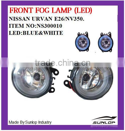 blue & white auto spare parts front fog lamp LED NS3000010 for NS Urvan E26/NV350 2013 up