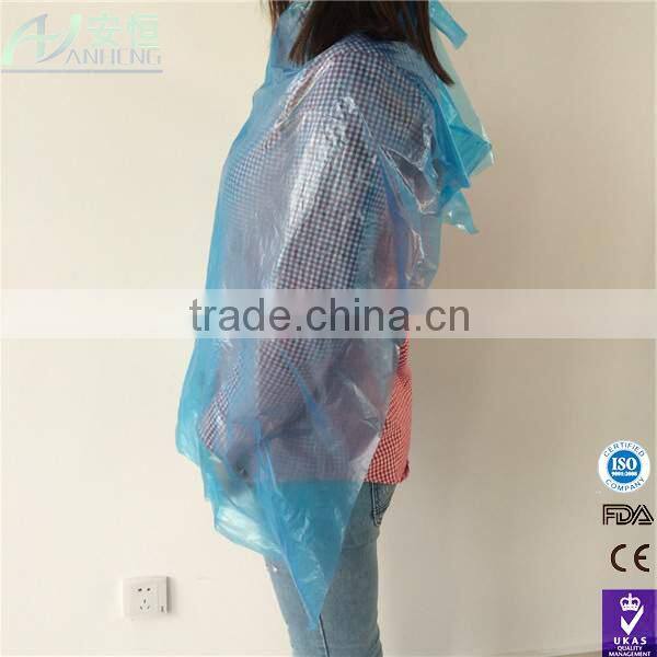 PE plastic capes for hairdressing/ hair cut capes/ hair dying cape