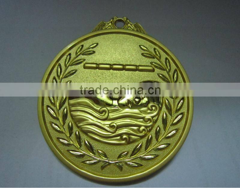 2015 new promotion customized swimming sports medal