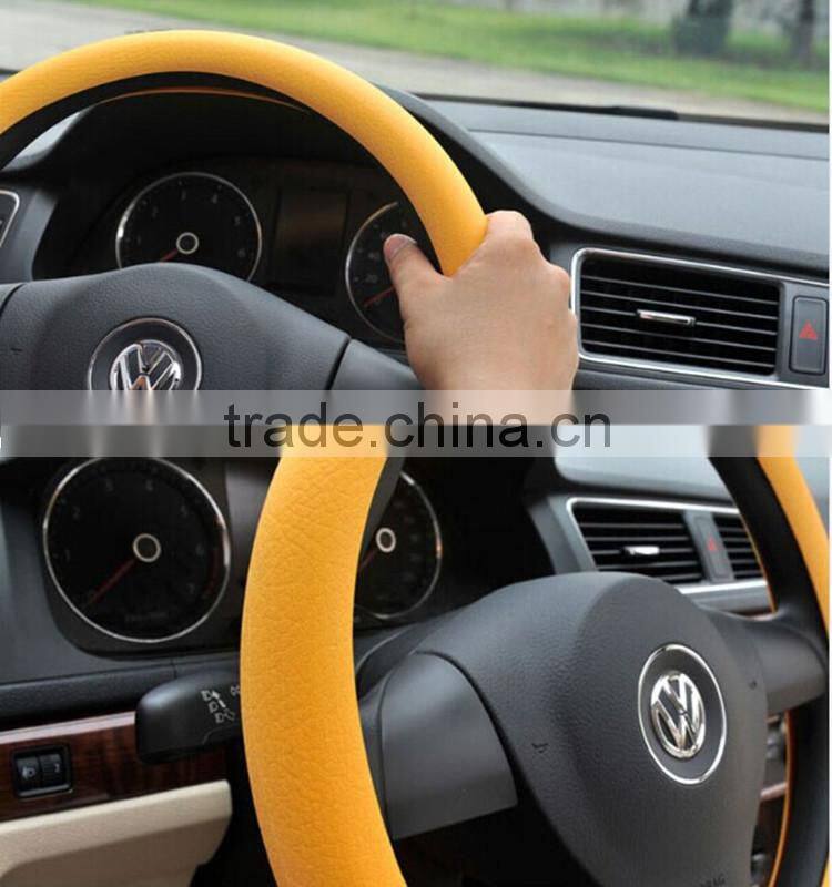 High quality selling best folding flexible silicone car steering wheel case