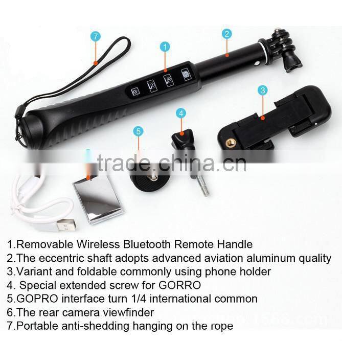 2015 Trending Hot Products Professional Wireless Monopod Selfie Stick Photo Taking Bluetooth Selfie Stick