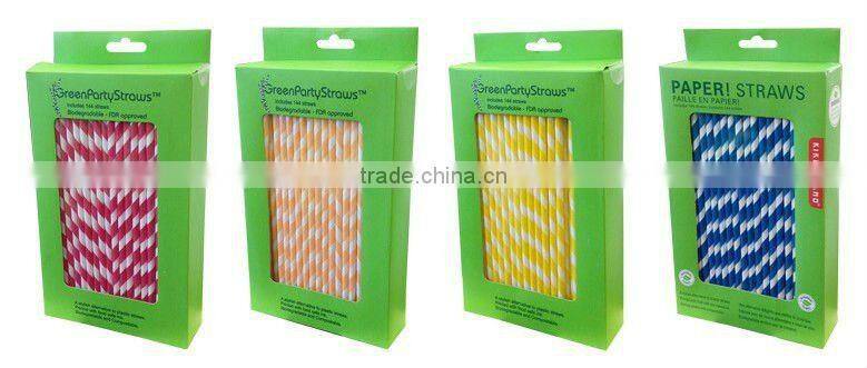 Plain Paper Straws (mint) SOLID LIGHT GREEN SipSticks Paper Drinking Party Straws BIODEGRADABLE in 33 Colors