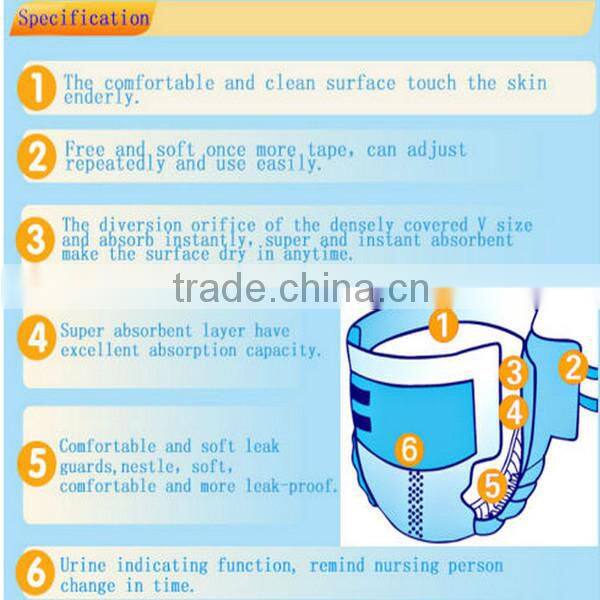 high quality disposable adult diaper ,soft and comfort diaposable adult nappies,custom adult diapers