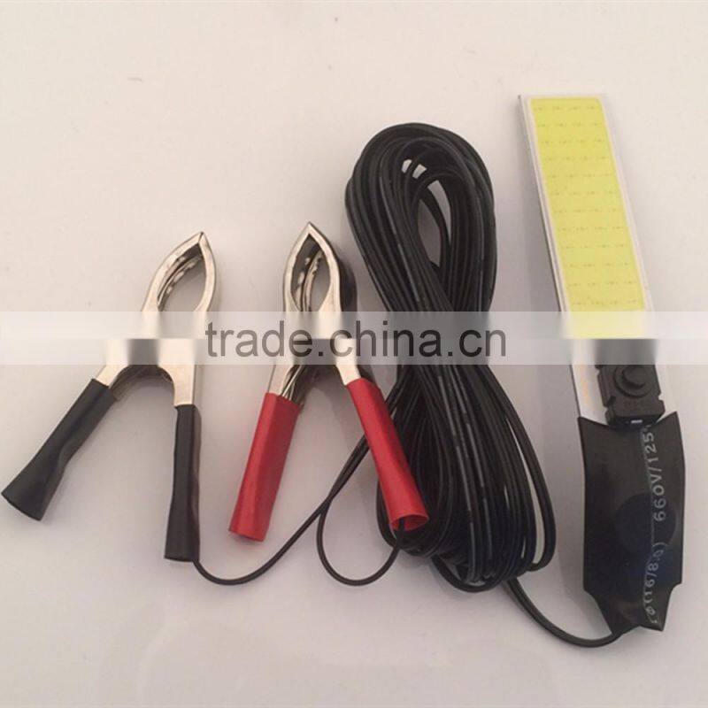 Magnet base 5m wire 48smd cob led light with switch led 12v camping light