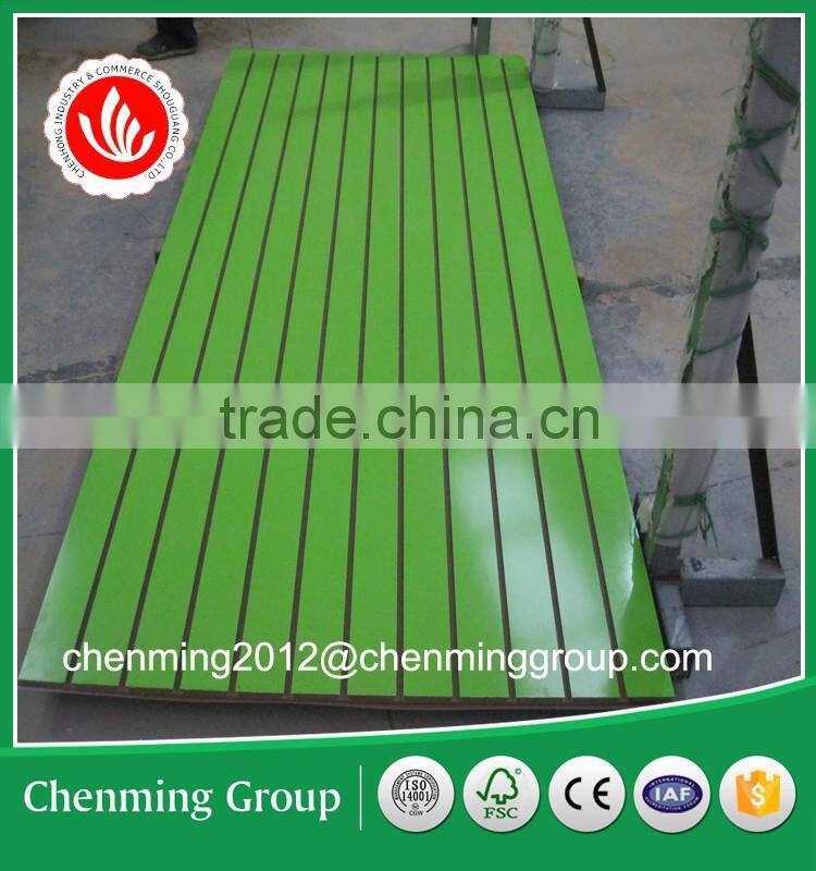 Wooden slat wall panel/slot boards