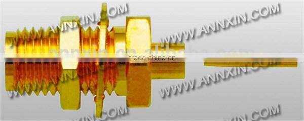 Durable hot sell sma type bulkhead connector rg174