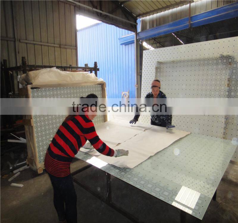 3mm 4mm 5mm SilkScreen Printed Tempered Glass Decorative Glass Silkscreen Printed Glass