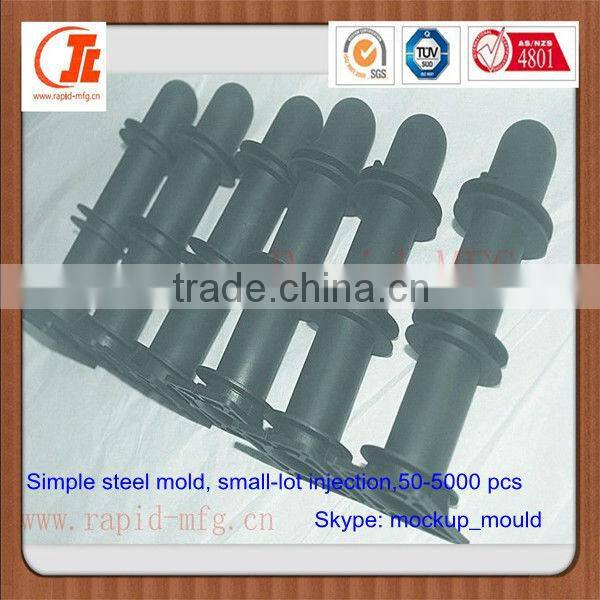China plastic pipe clamps plastic injection molding short run production manufacture