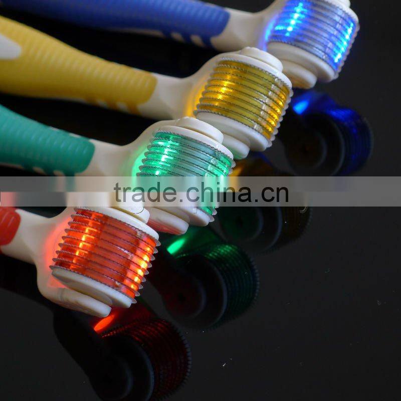 led PDT photon skin therapy derma roller