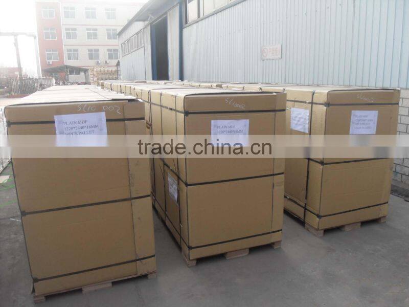 Plain/Raw/Melamine MDF from quzhou china