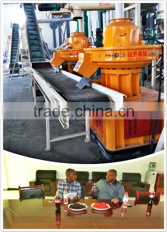 Newly CE soft hard wood pellet mill for sale , 1 ton per hour wood pellet machine with best price