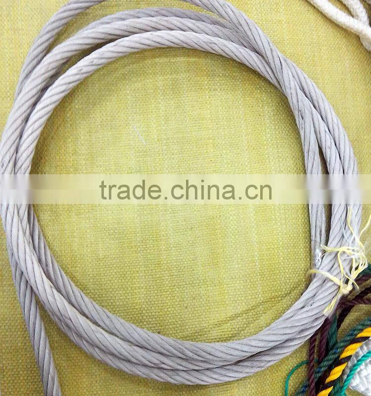 twsit 12mm nylon rope with steel core