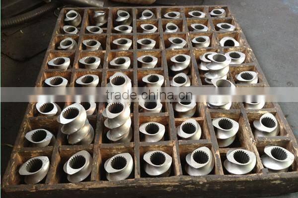 Nanjing Haisi Bimetallic screw and barrel for plastic extruder