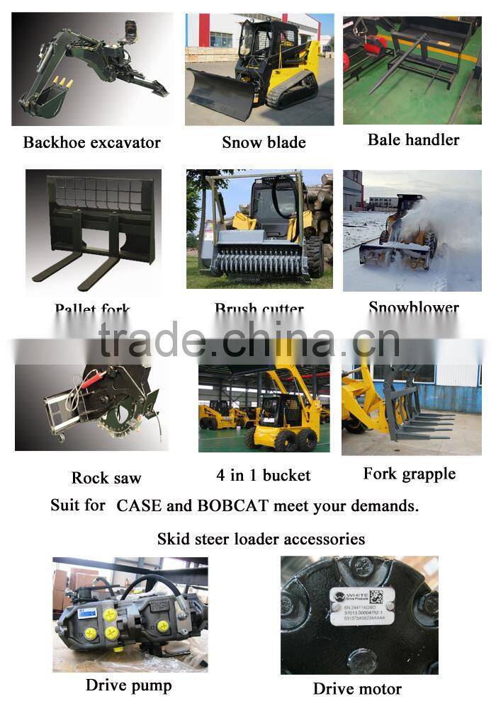 Cabin Spar parts price skid steer loader with EPA manufacturer
