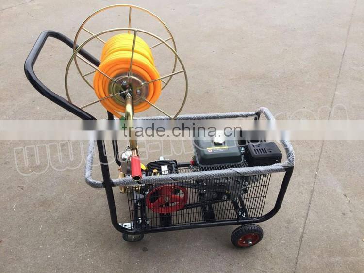 2016 Hot Sell Gasoline Diaphragm Pump Trolley Power Sprayer