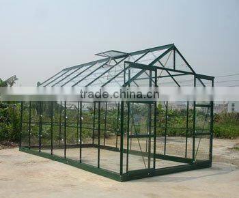 new product strong glass greenhouses for agriculture price HX78127G-1
