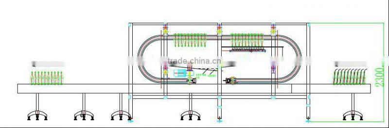 automatic clip type bottle washing machine