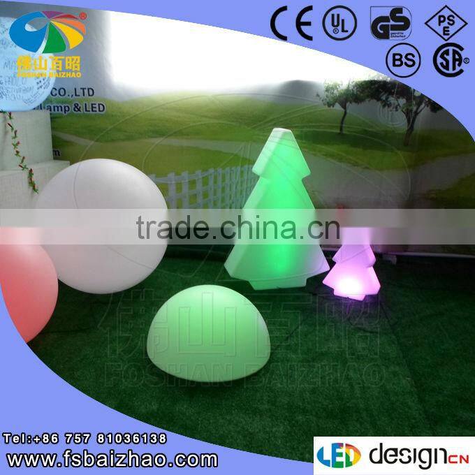 PE plastic Factory price outdoor christmas street light decoration christmas led tree