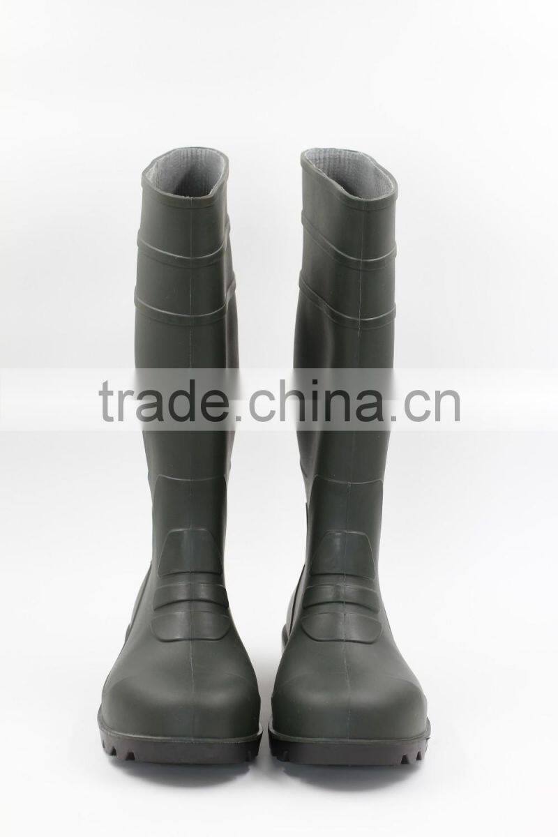 Popular factory working boots,safety PVC shoes