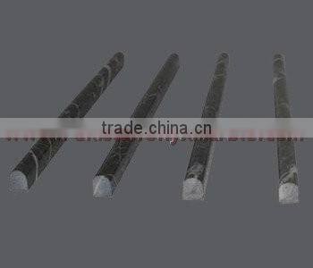 NATURAL BLACK AND GOLD (MICAEL ANGELO) MARBLE PENCIL MOLDING