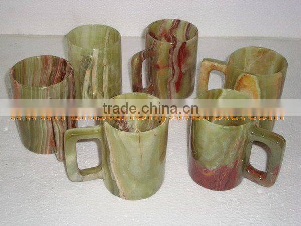 MANUFACTURER AND EXPORTERS ONYX COFFEE CUPS OR MUGS HANDICRAFTS