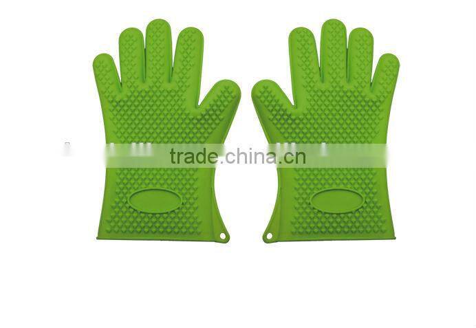 2017 hot selling silicone gloves with fingers