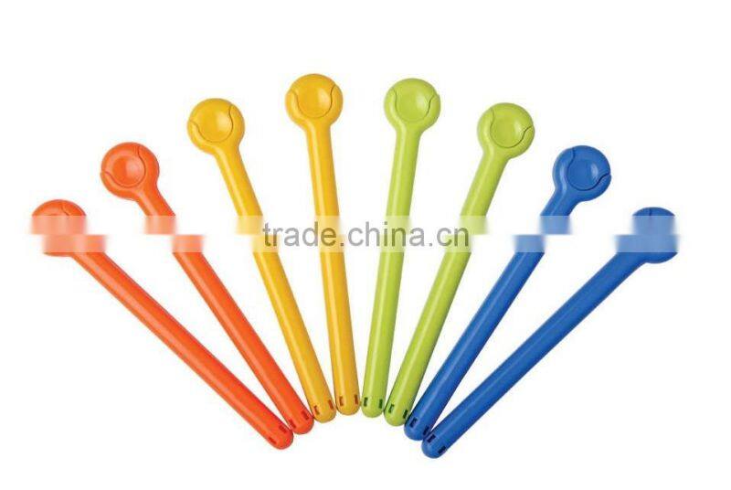 18.5cm food grade plastic bag seal clip/food bag clips/plastic bag clips/bag strap clip/bag clips chips
