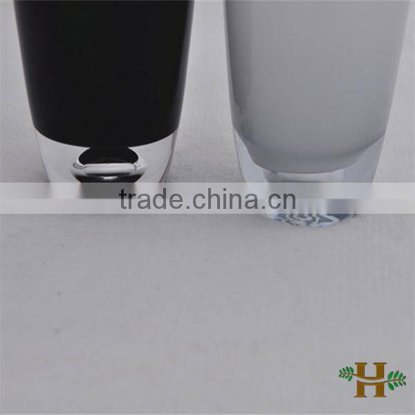 40cm height shell shaped colored glass vase, handmade glassware for wedding decoration